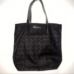 Victoria’s Secret Black Floral Tote